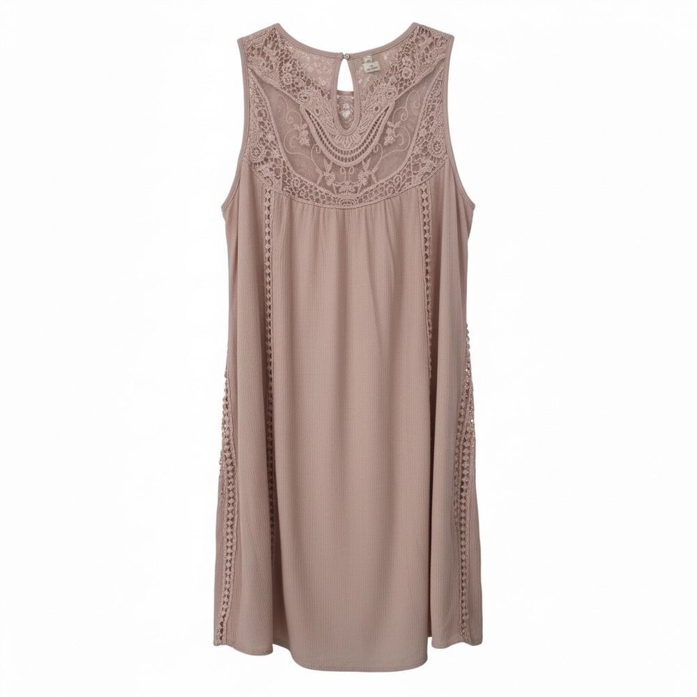 Mossimo Supply Co. Pink Lace Dress - Size Large